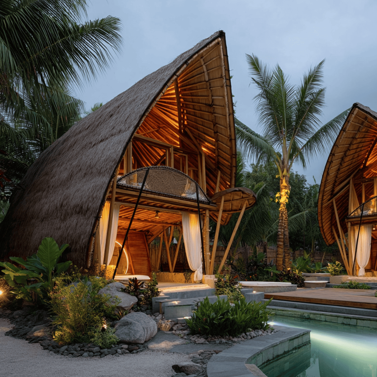 Tropical villa accommodation